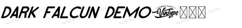 Dark Falcun Demo字体转换
